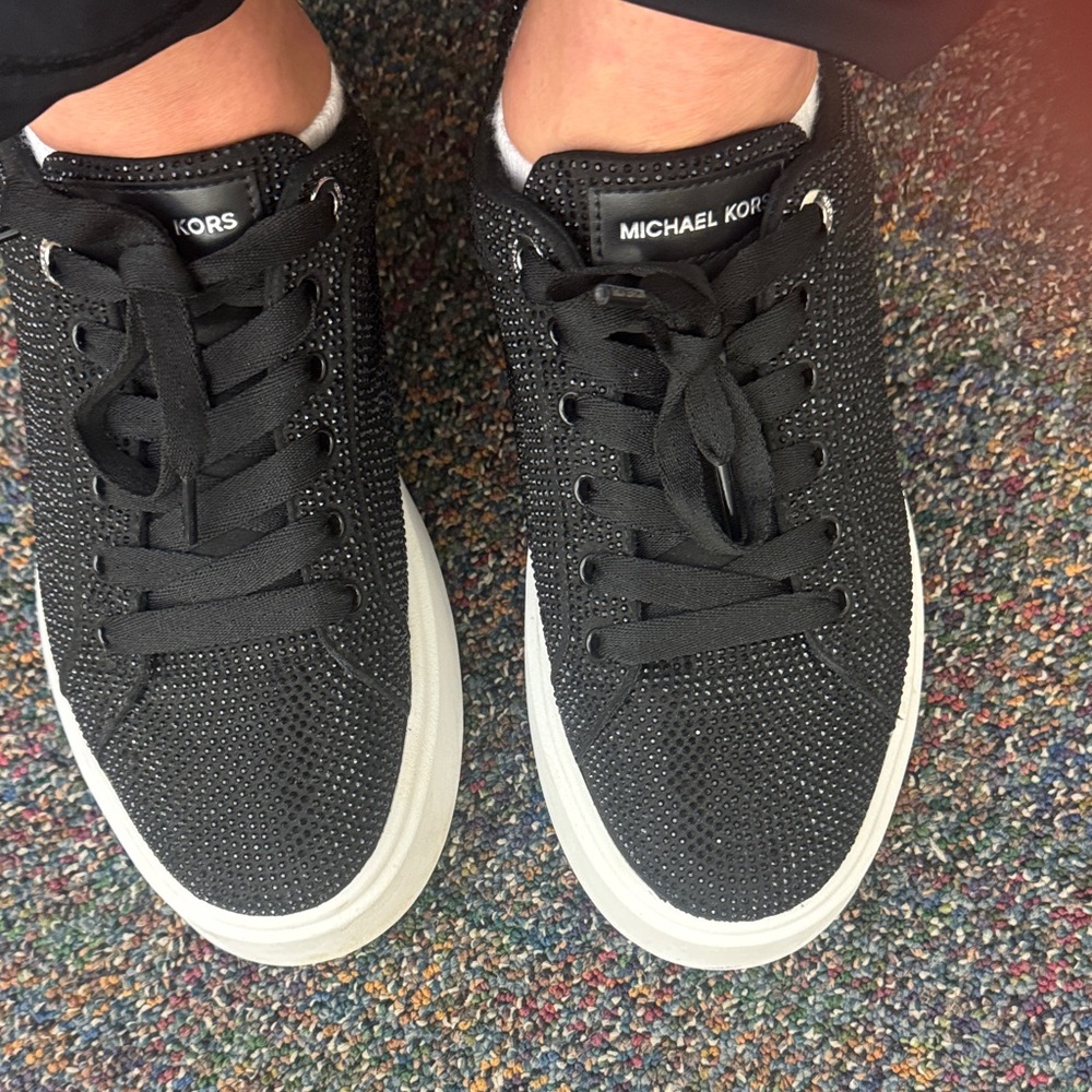 Michael Kors Black and White Men's Sneakers